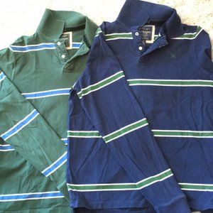 Abercrombie & Fitch Long Sleeve Polo Bundle